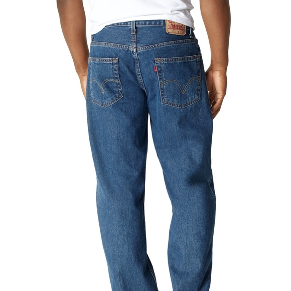 Levi's 550 Relaxed Fit Jeans Tapered Leg W:33 L:32 - Picture 3 of 8